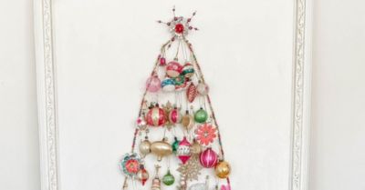 DIY Wall Art Panel Christmas Tree